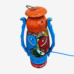 Antique Hand Painted Fish Lantern