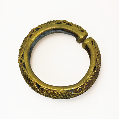 Heritage Dhokra Brass Bangles and Bracelet (Single)