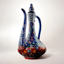 Turkish Heritage Ceramic Pitcher