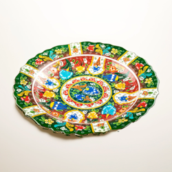 Turkish Heritage Hand Painted Ceramic Plate (25cm)