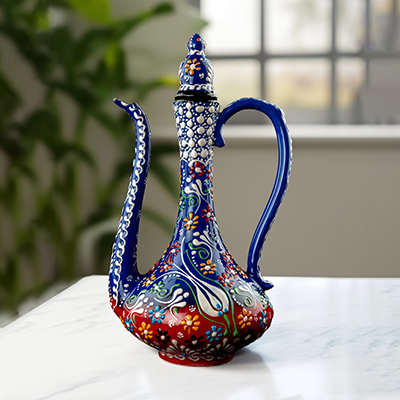 Turkish Heritage Ceramic Pitcher