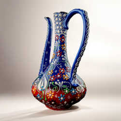 Turkish Heritage Ceramic Pitcher