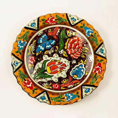 Turkish Heritage Hand Painted Ceramic Plate (18cm)