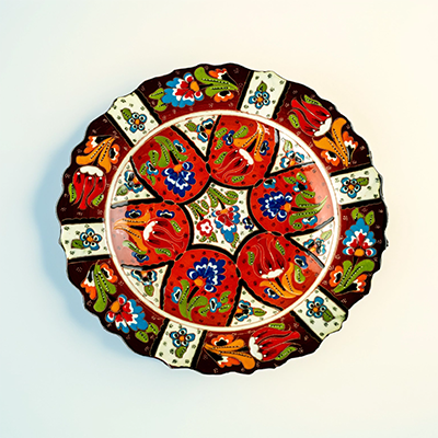 Turkish Heritage Hand Painted Ceramic Plate (30cm)