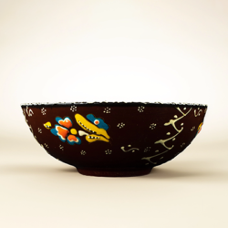 Hand Painted Turkish Ceramic Pottery Bowl