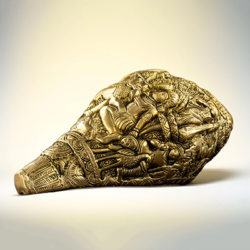 Dhokra Brass Durga Shankh
