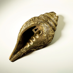 Dhokra Brass Durga Shankh