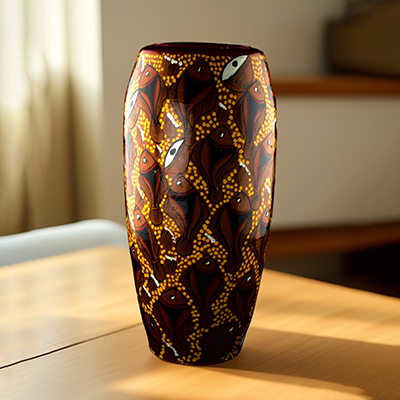 Folk Art Terracotta Poramati Vase