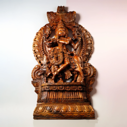 Shree Krishna Neem Wood Sculpture