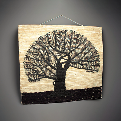 Tree of Life Jute Wall Hanging Art