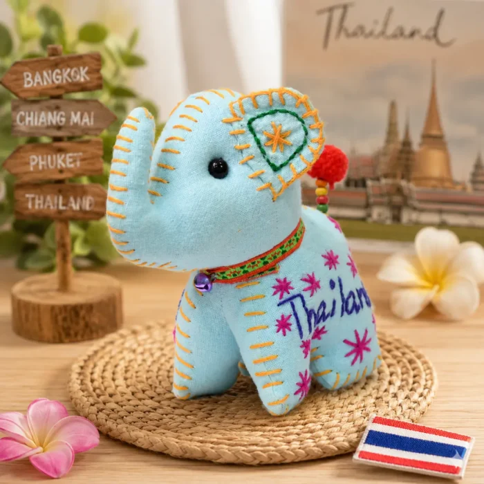 Handmade Thailand Light Blue Soft Toy