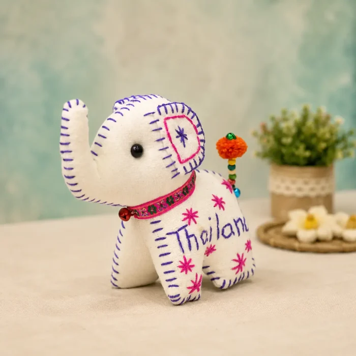 Handmade Thailand White Soft Toy